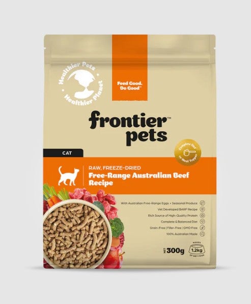 Frontier Pets Adult Free Range Beef Cat Food Dog Town Pet Supplies
